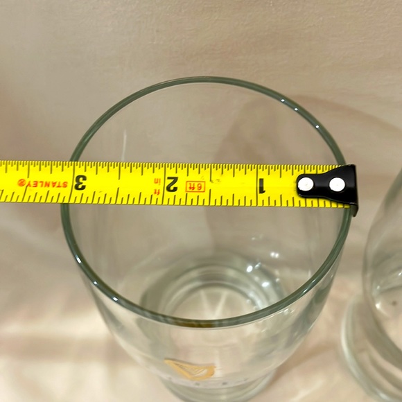 2pc Guinness Beer 06/13 Pint Gravity Glass Raised Harp Beer Glass Dublin - W1108 - Picture 3 of 4
